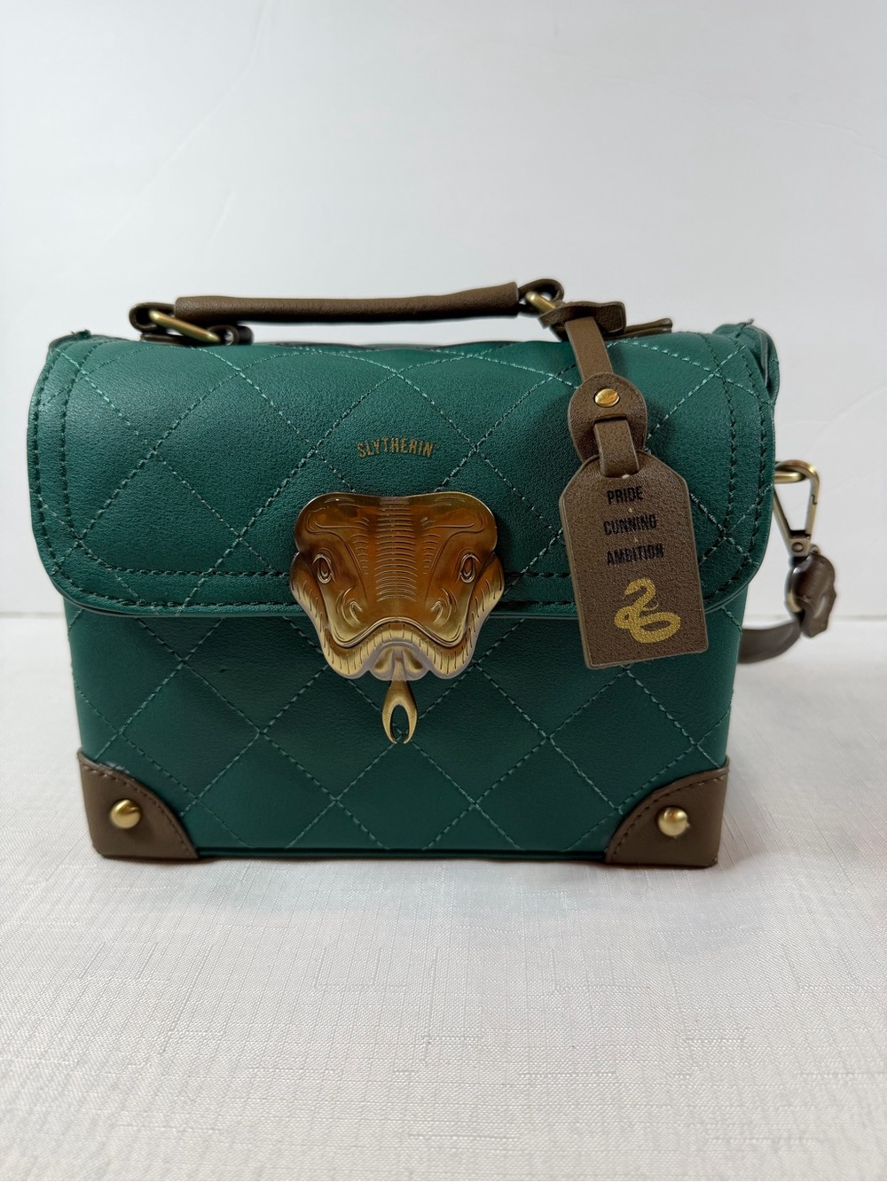 NWOT Harry Potter Slytherin Mini Trunk Crossbody Bag
